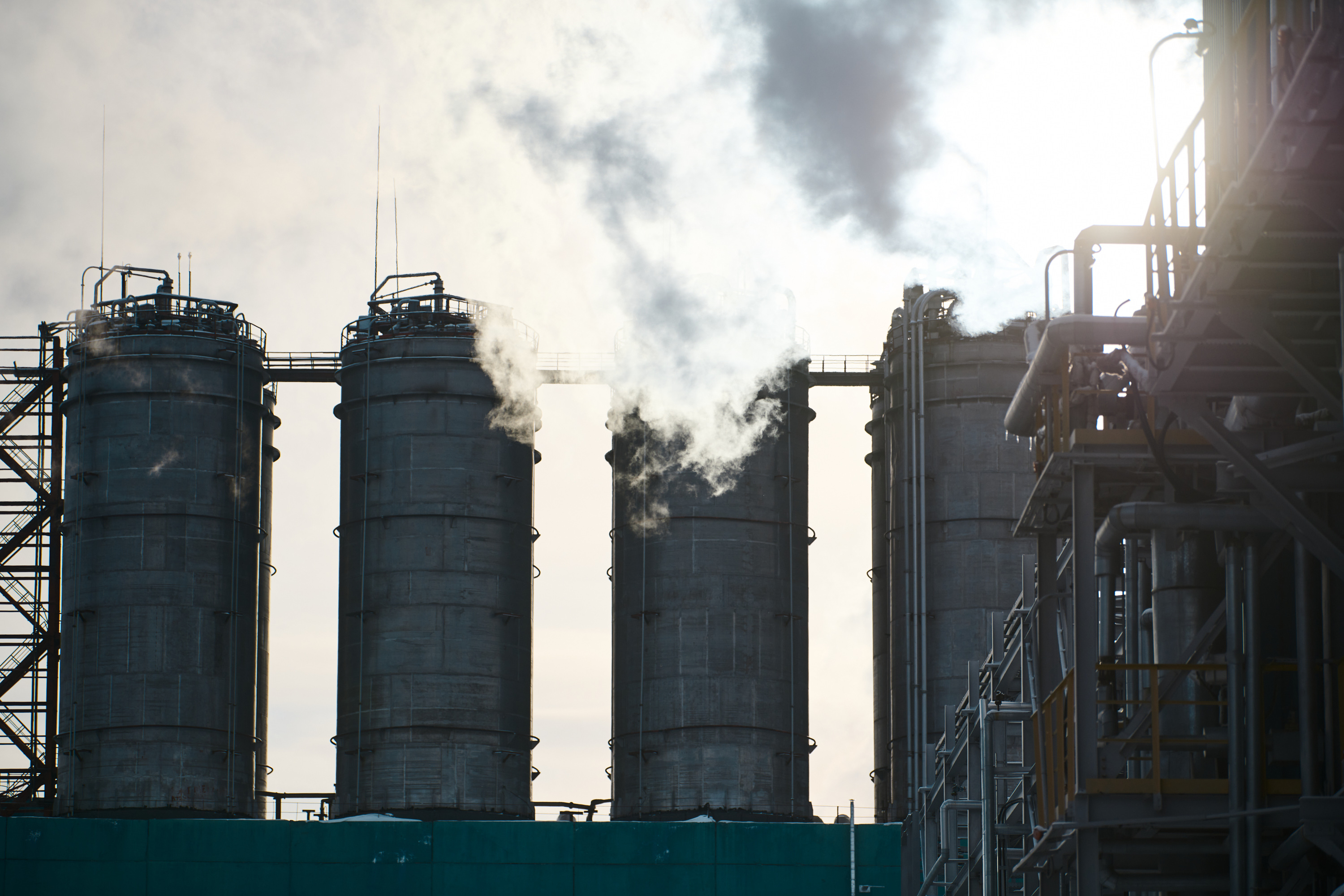 Tomskneftekhim, polymer manufacturing facility of SIBUR holding. Tomsk, Russia. For SIBUR