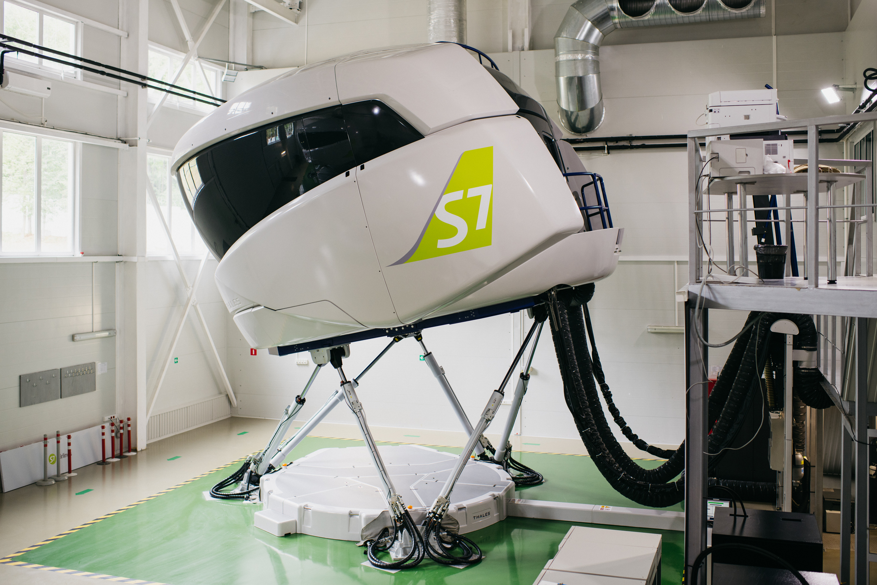 S7 Airlines training center. Moscow, Russia. For Forbes