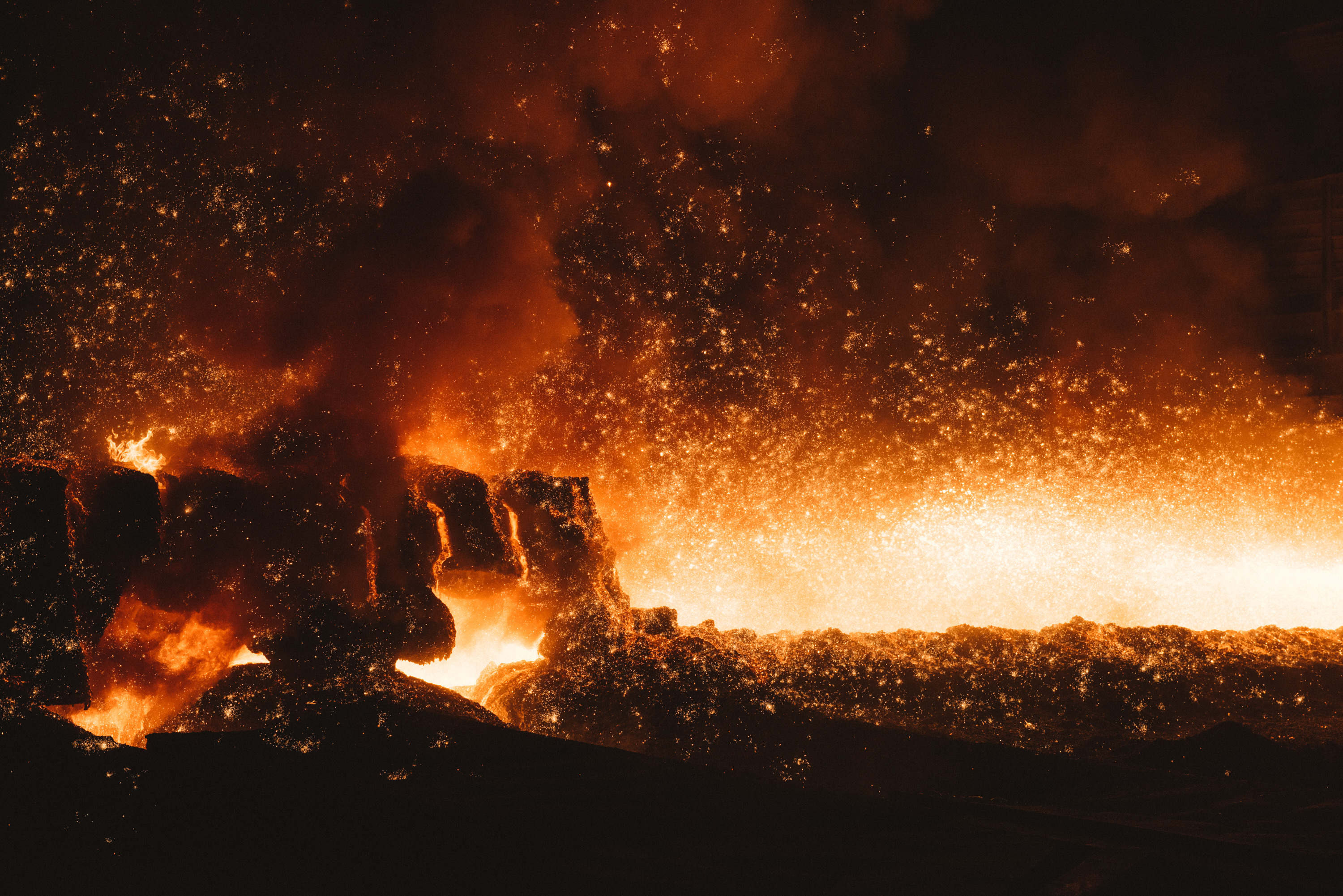 Evraz ZSMK steel plant. Novokuznetsk, Russia. For Forbes