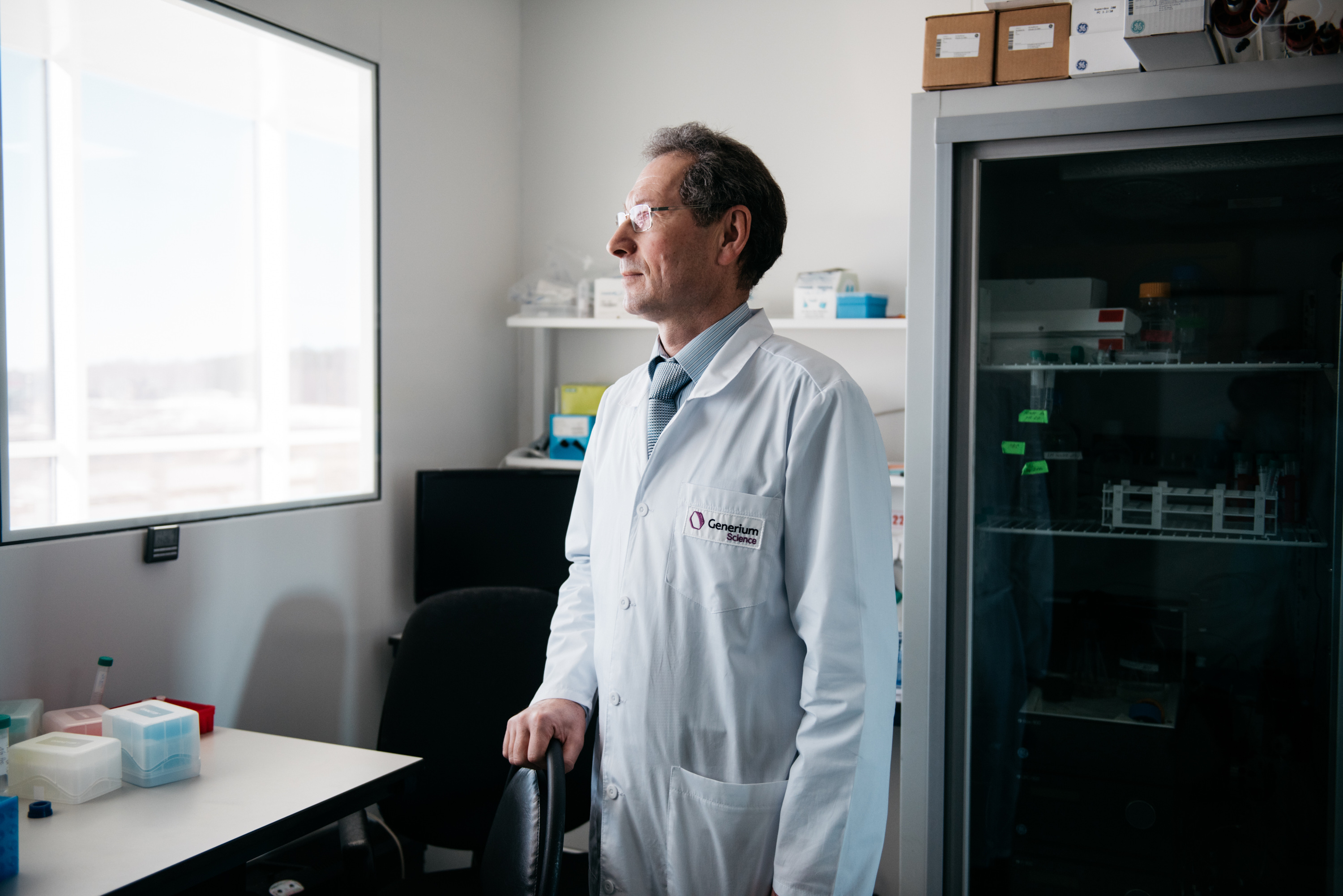 Ravil Khamitov, head of Generium manufacturing facility. Pokrov, Russia. For Forbes