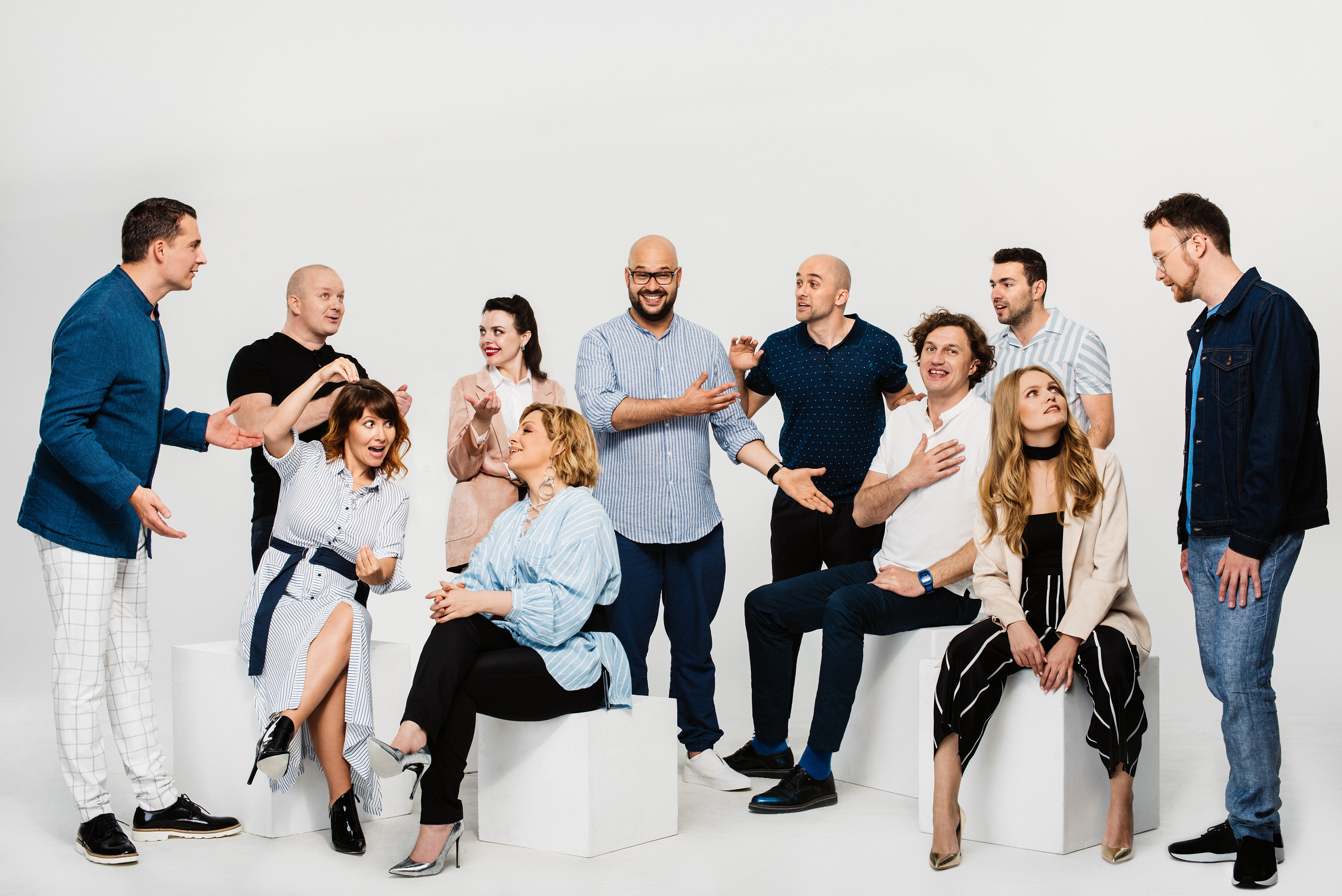 Nikita Nepryakhin, founder and CEO ща Busines Speech and company’s employees. For Business Speech